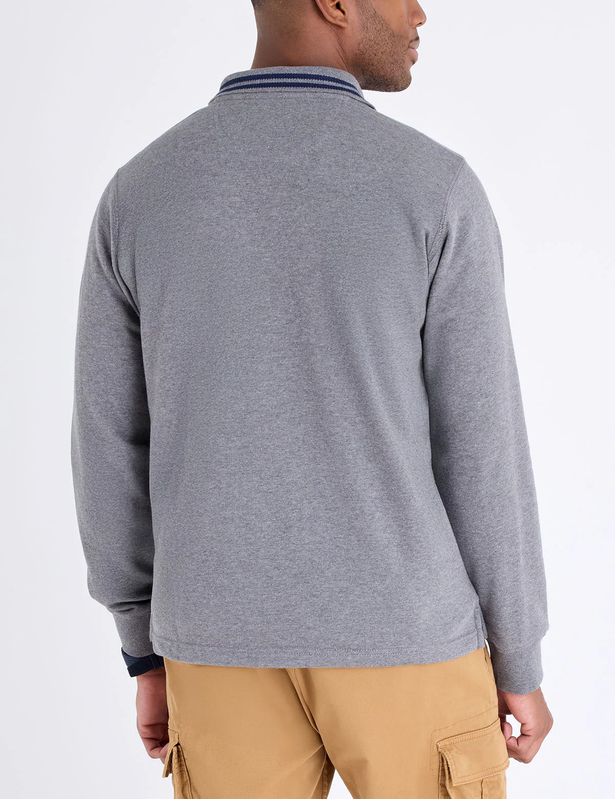 1/4 ZIP CHEST POCKET FRENCH TERRY SWEATSHIRT - Image 8