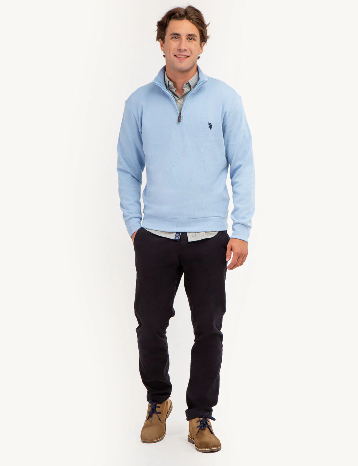 1/4 ZIP FLATBACK PULLOVER - Image 15