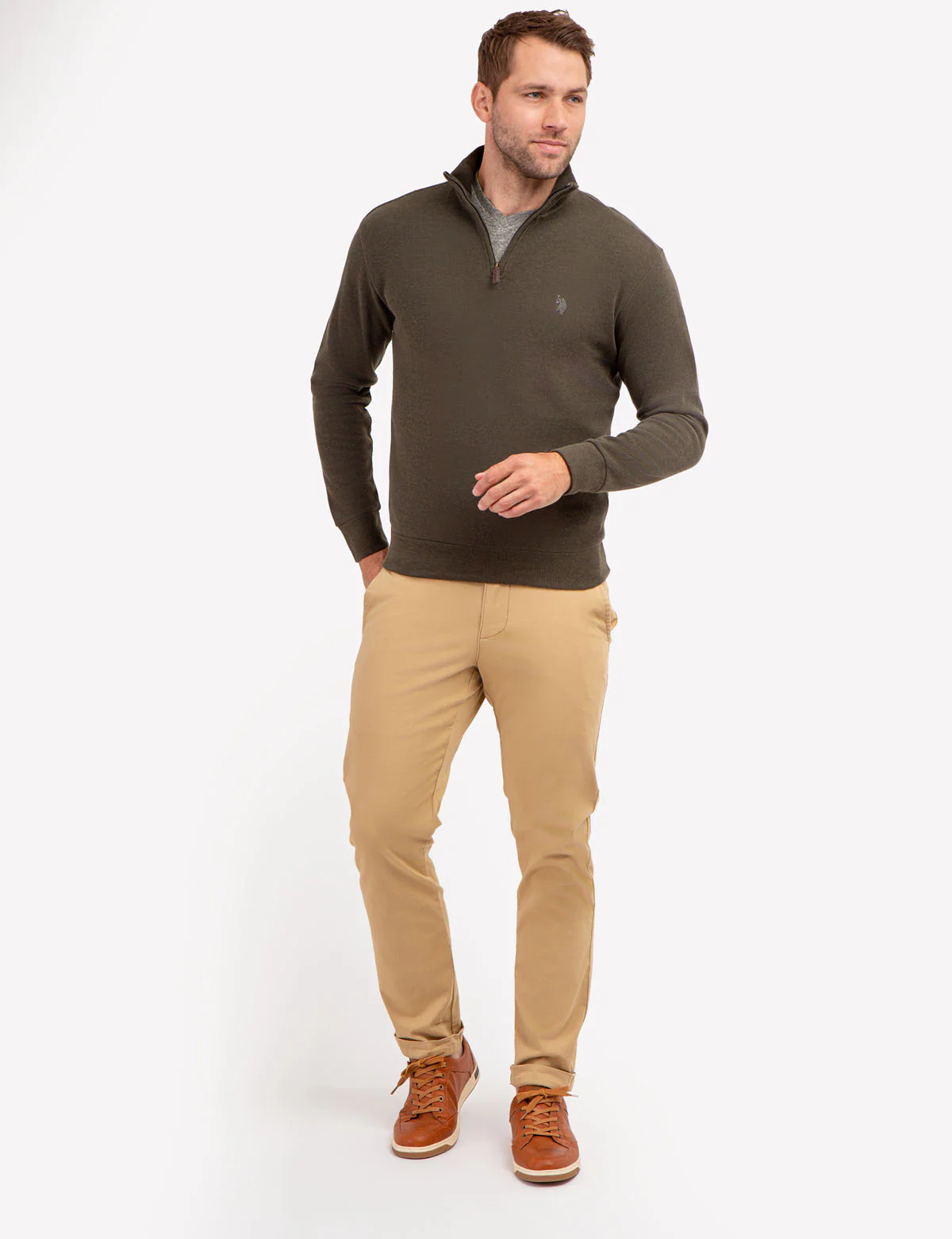 1/4 ZIP FLATBACK PULLOVER - Image 19