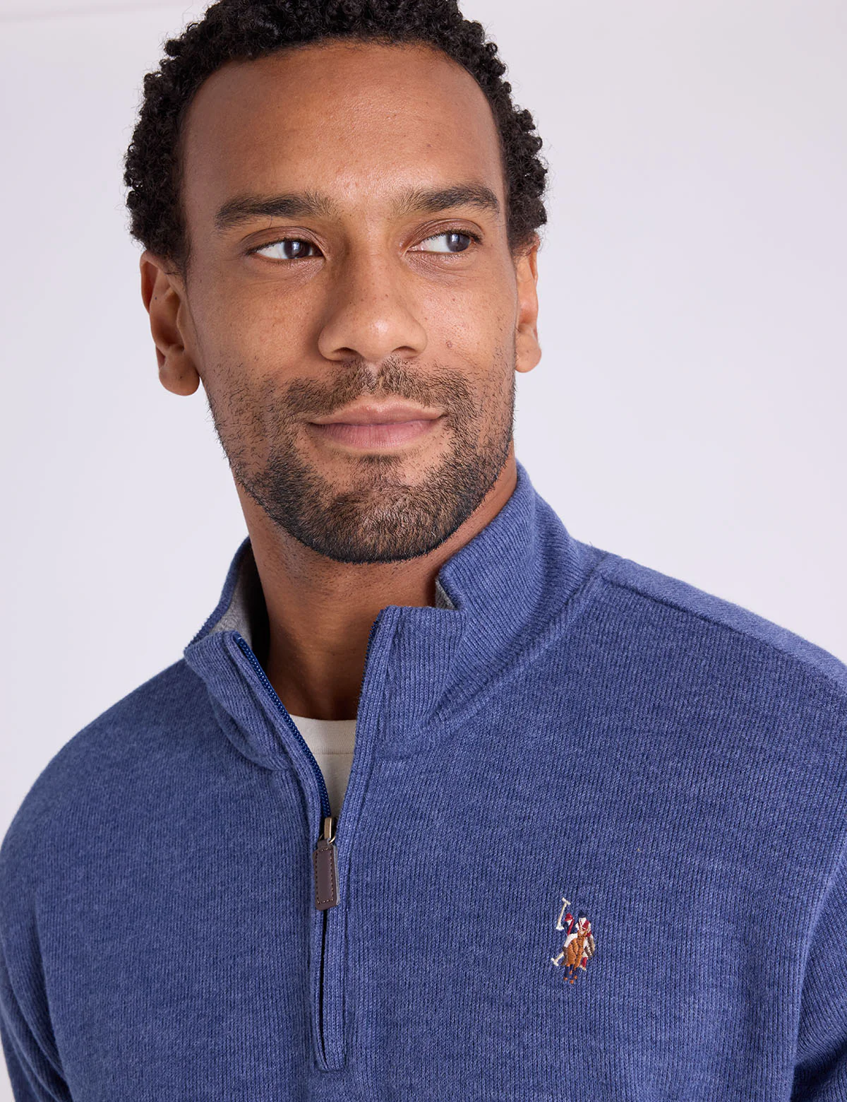 1/4 ZIP MOCK NECK FLATBACK PULLOVER - Image 13