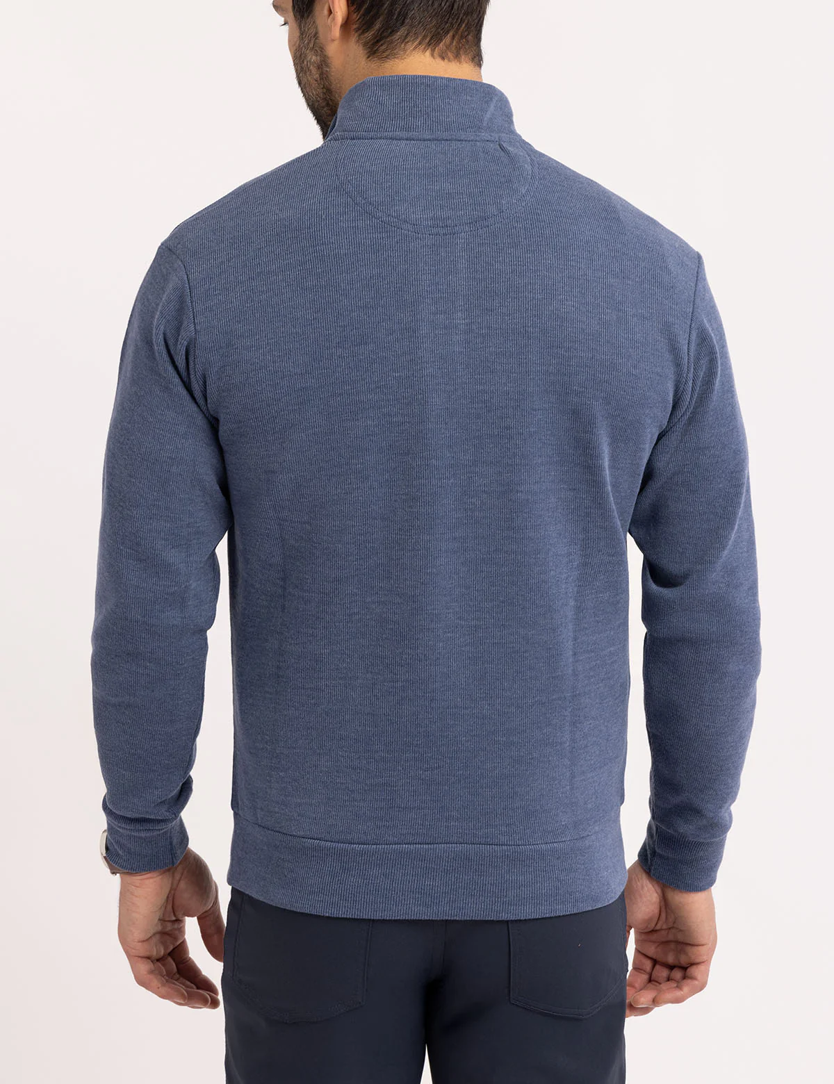 1/4 ZIP MOCK NECK FLATBACK PULLOVER - Image 10