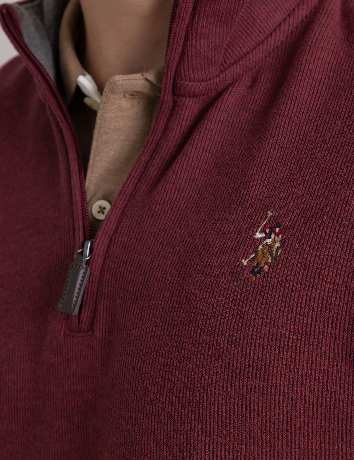 1/4 ZIP MOCK NECK FLATBACK PULLOVER - Image 13