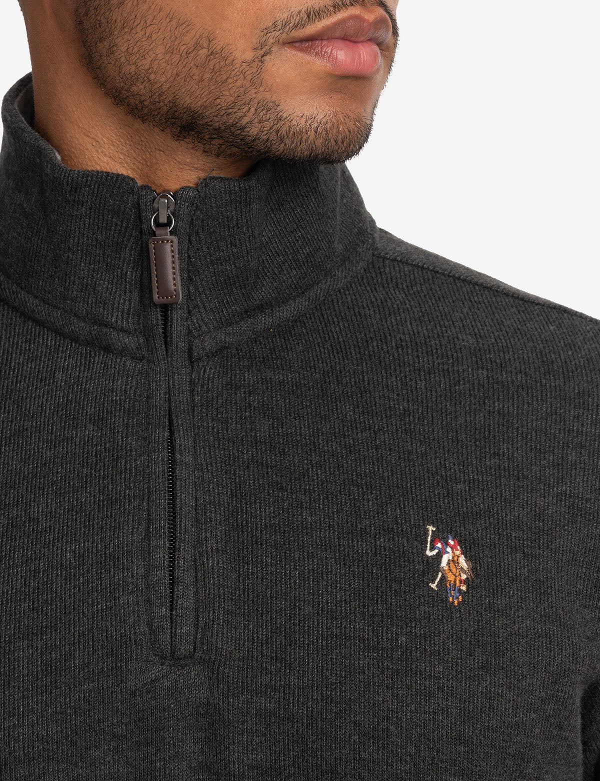 1/4 ZIP MOCK NECK FLATBACK PULLOVER - Image 18