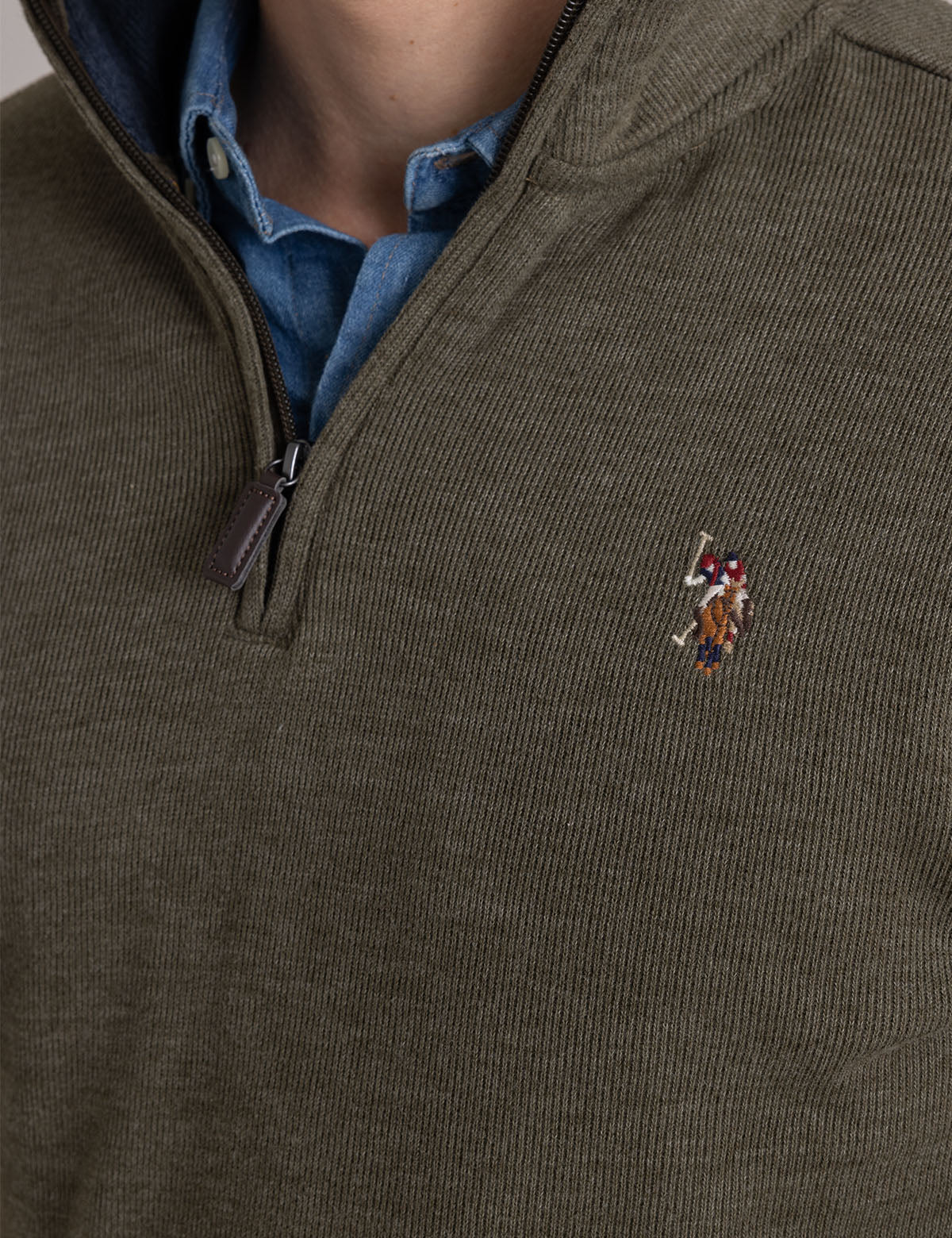 1/4 ZIP MOCK NECK FLATBACK PULLOVER - Image 27