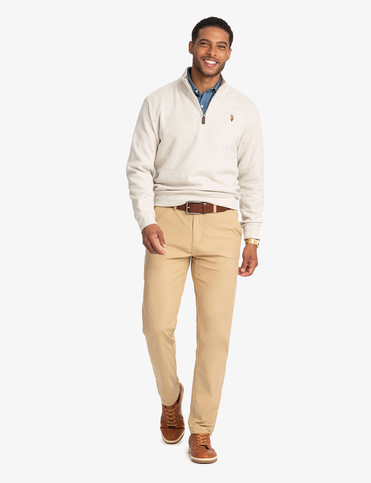1/4 ZIP MOCK NECK FLATBACK PULLOVER - Image 30