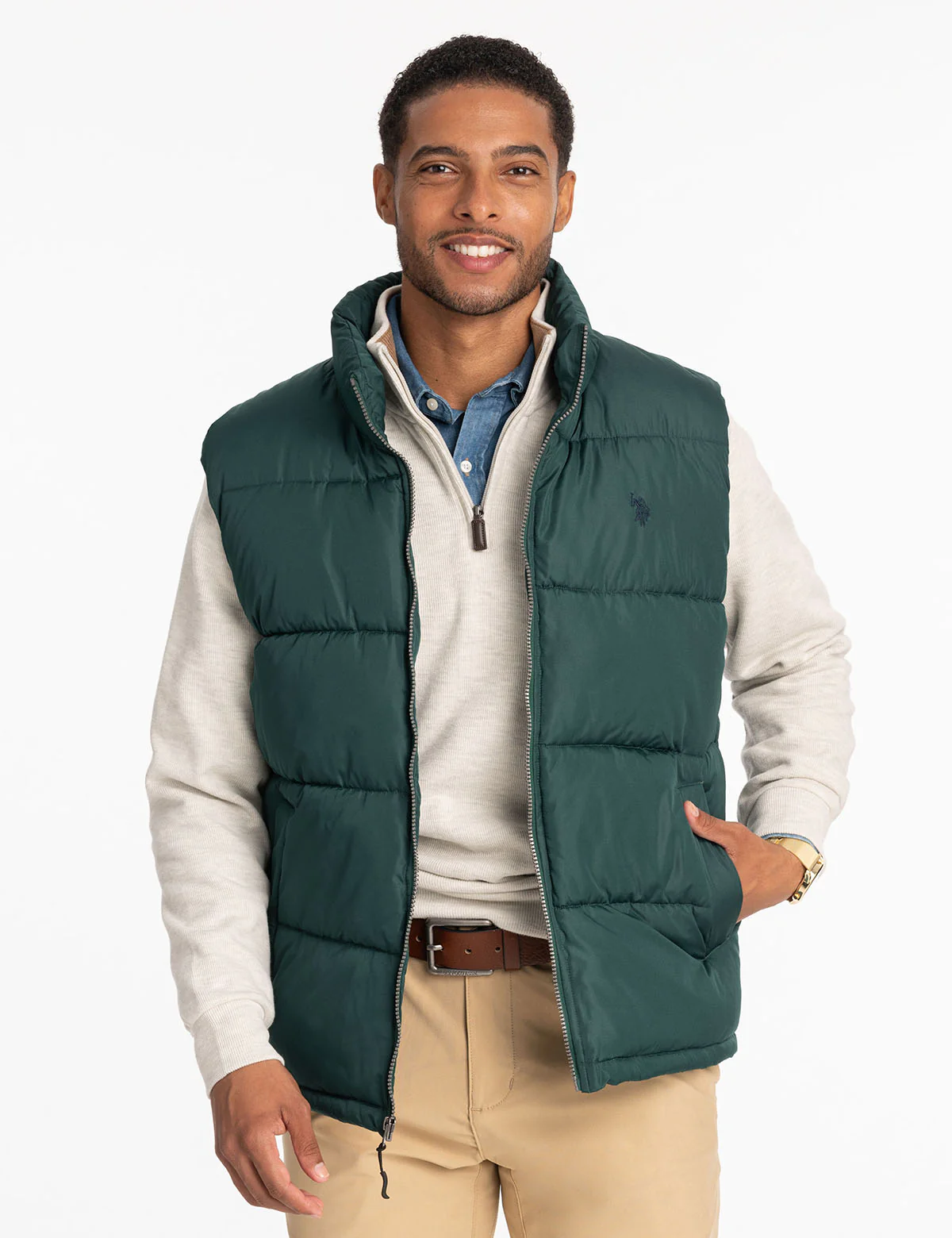 1/4 ZIP MOCK NECK FLATBACK PULLOVER - Image 33