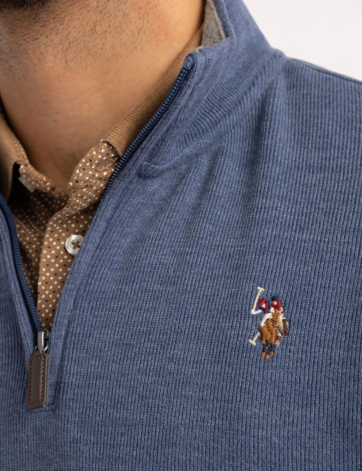 1/4 ZIP MOCK NECK FLATBACK PULLOVER - Image 8
