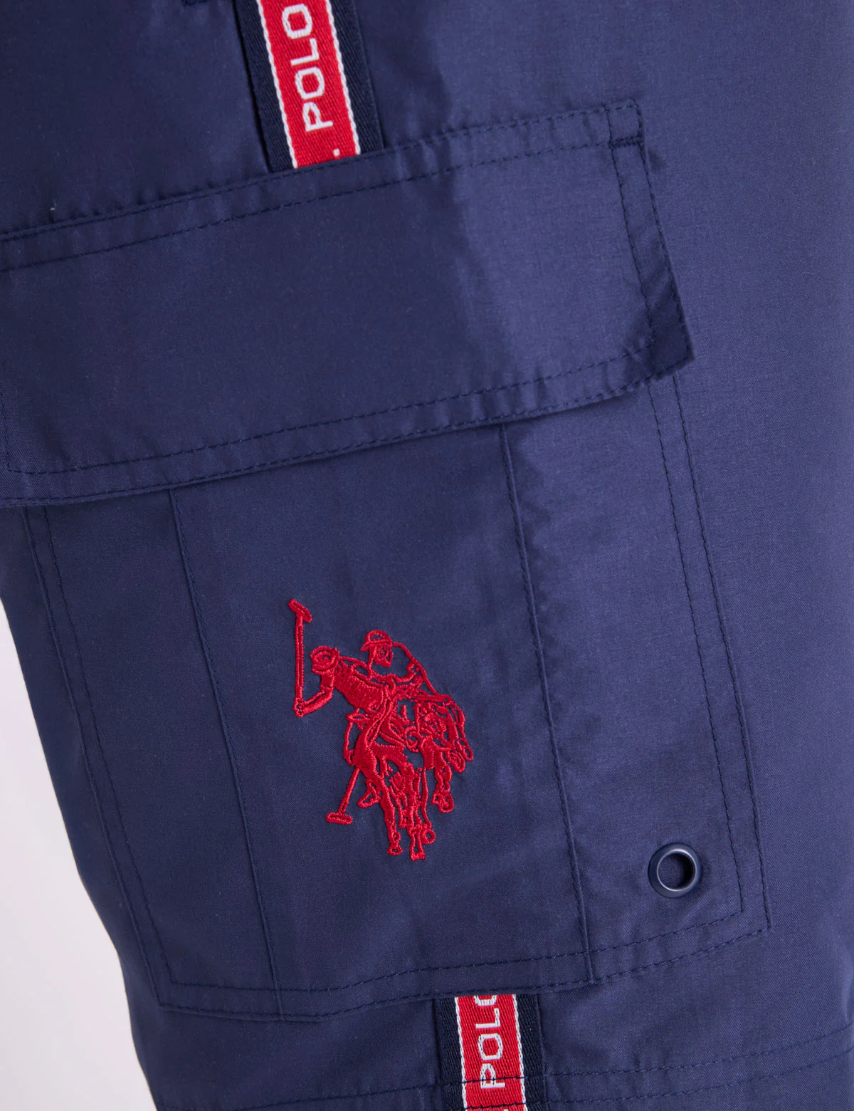10" USPA SIDE TAPE CARGO SWIM SHORTS - Image 6