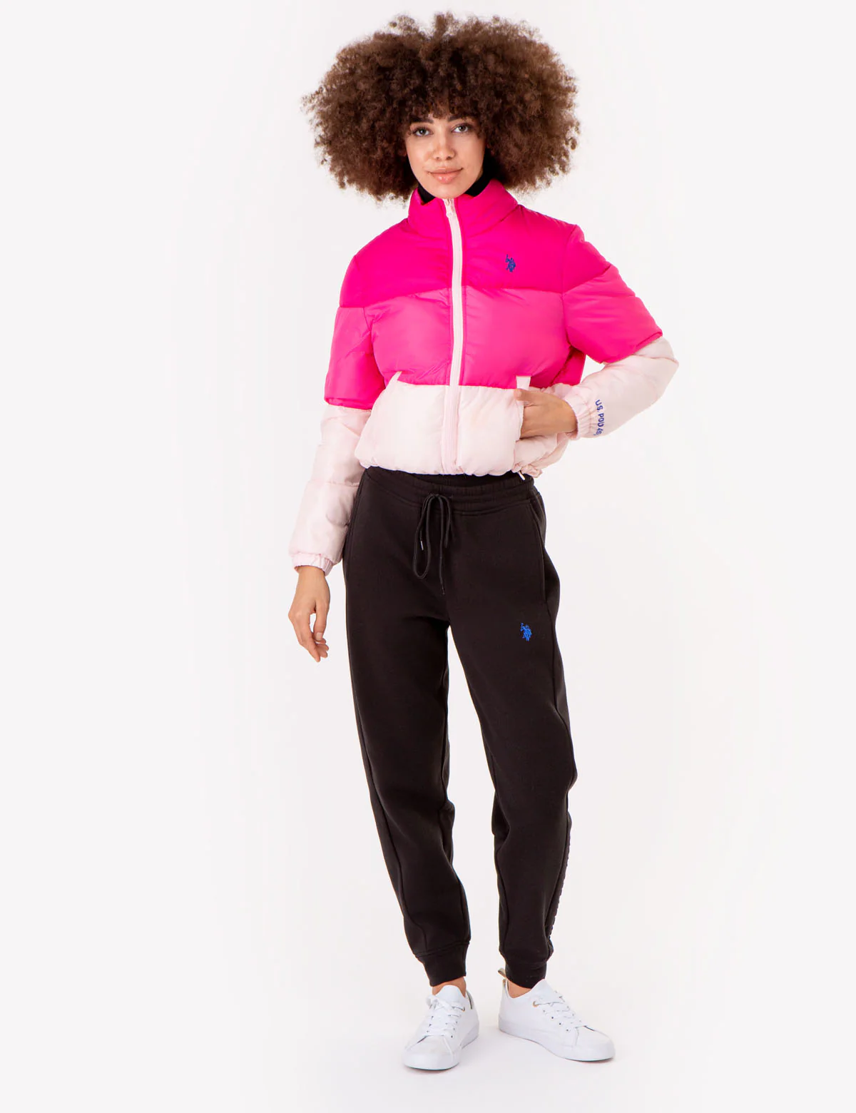 CROPPED COLORBLOCK PUFFER JACKET - Image 10