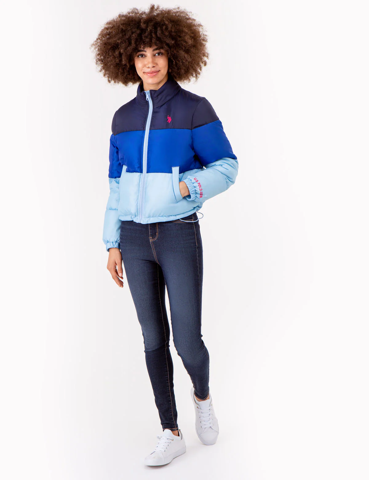 CROPPED COLORBLOCK PUFFER JACKET - Image 3