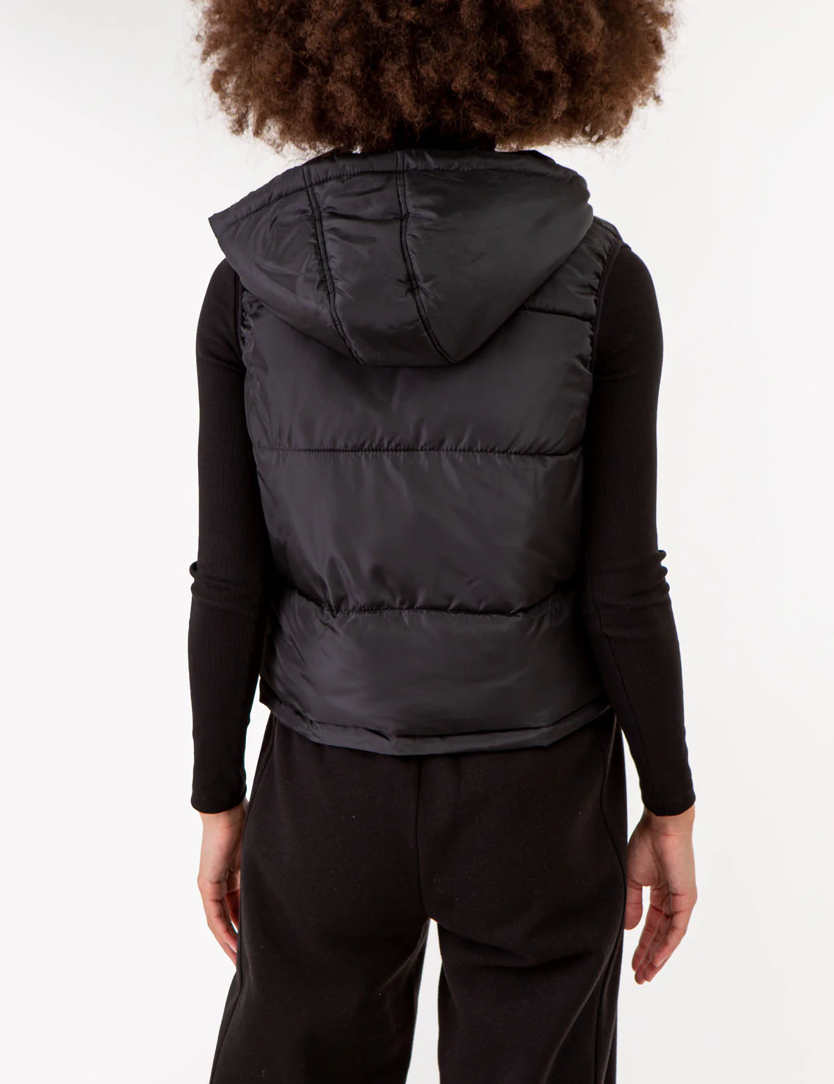 HOODED CROPPED VEST - Image 15