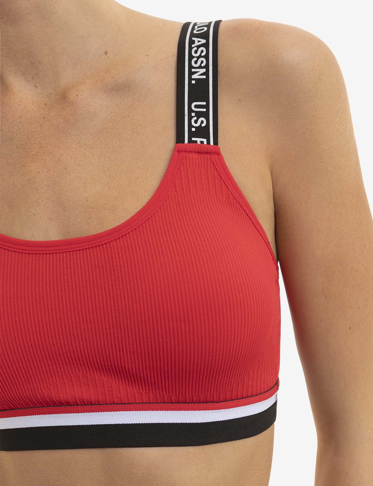 2 PACK RIBBED BRALETTES WITH REMOVEABLE PADS - Image 3