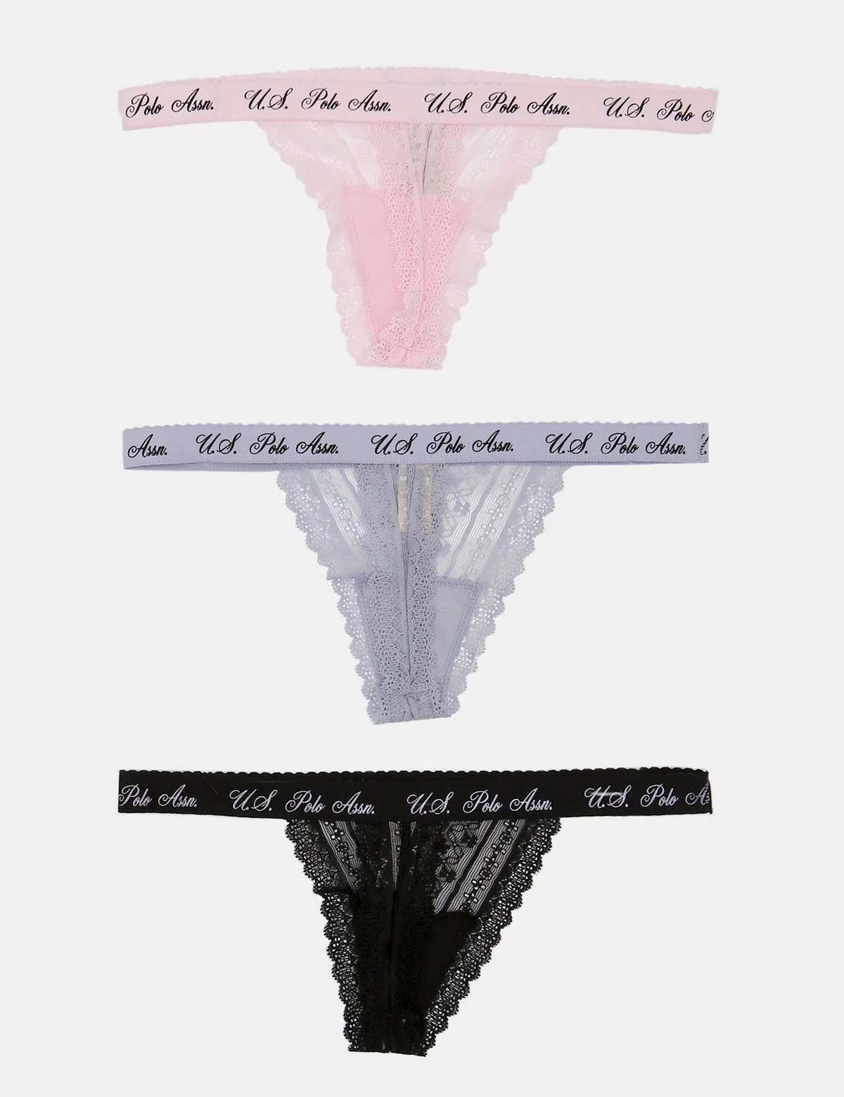 3 Pack Lace Thong - Image 3