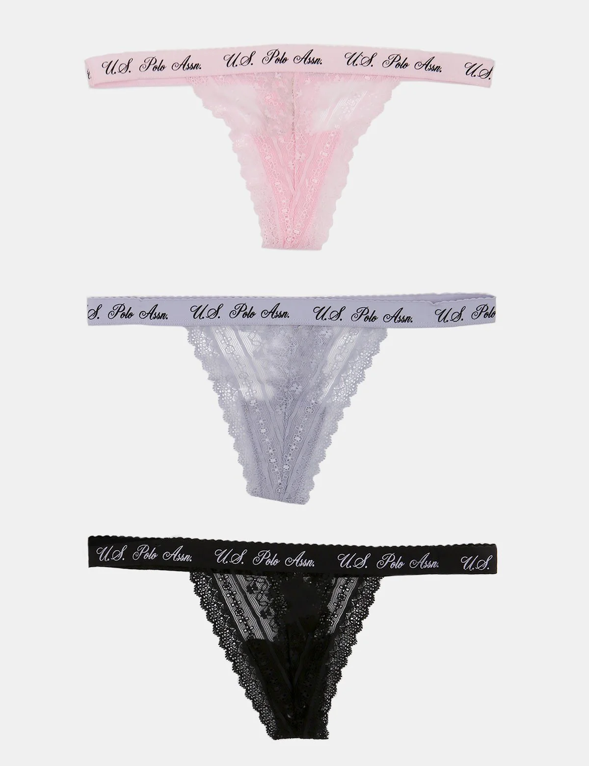 3 Pack Lace Thong - Image 4