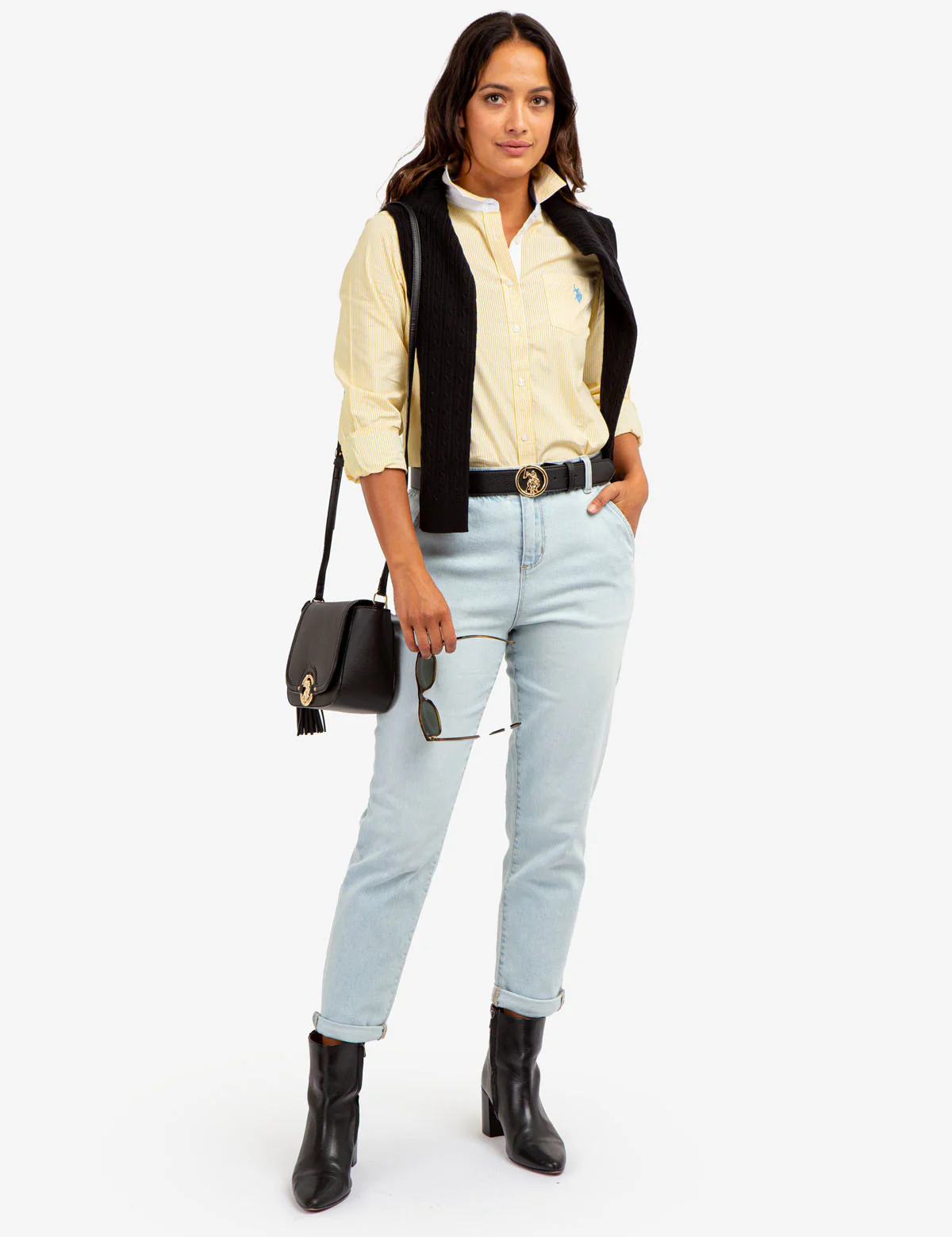 LADIES 38MM MEDALLION LOGO BELT - Image 10
