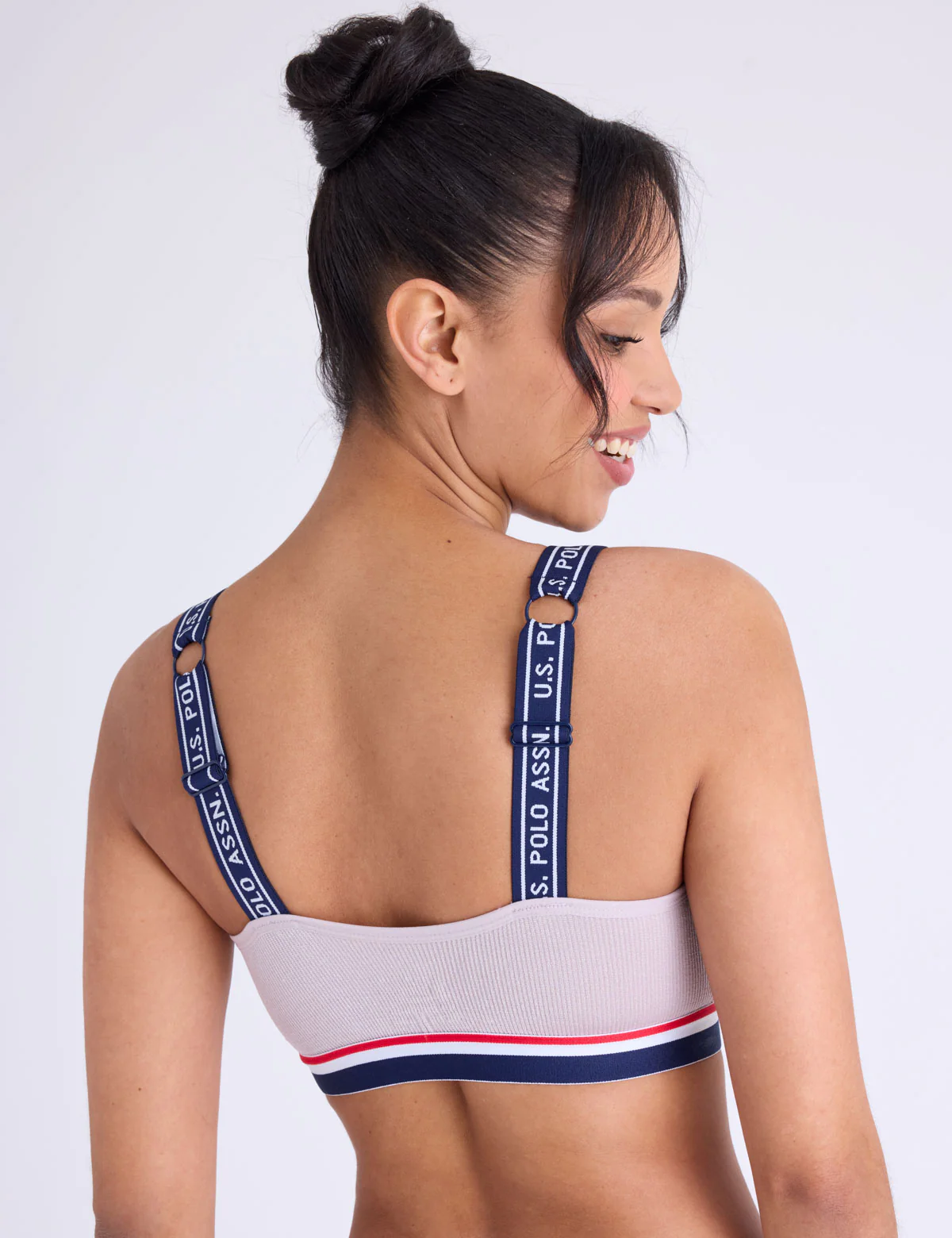 3PK BRANDED SIGNATURE STRIPE BRAS - Image 4