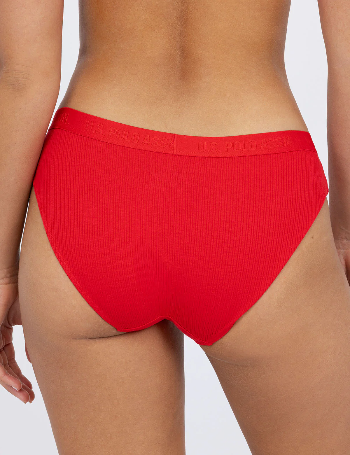 3PK RIBBED COTTON SPAN HI CUT BIKINIS - Image 4