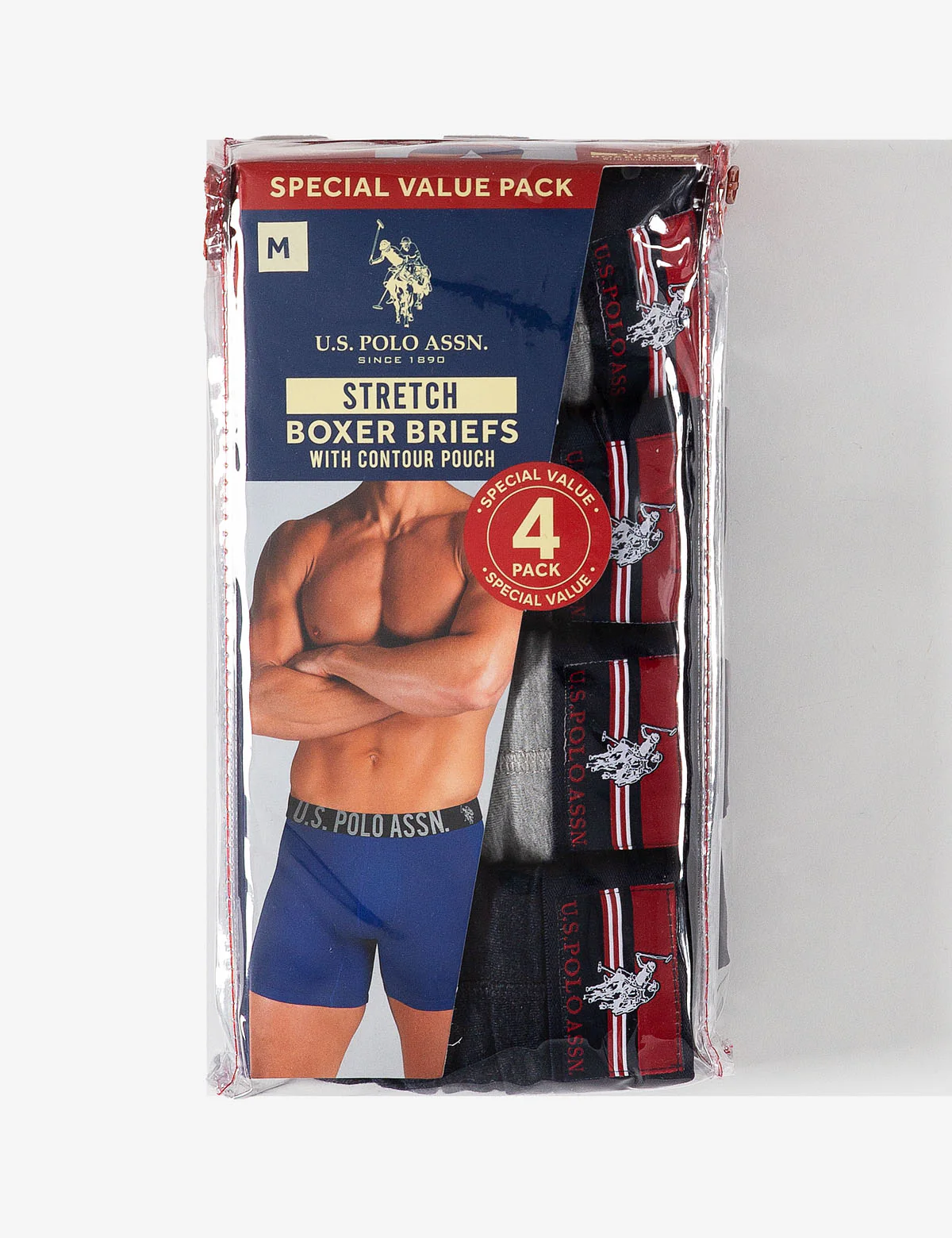 4 PACK STRETCH BOXER BRIEFS - Image 8