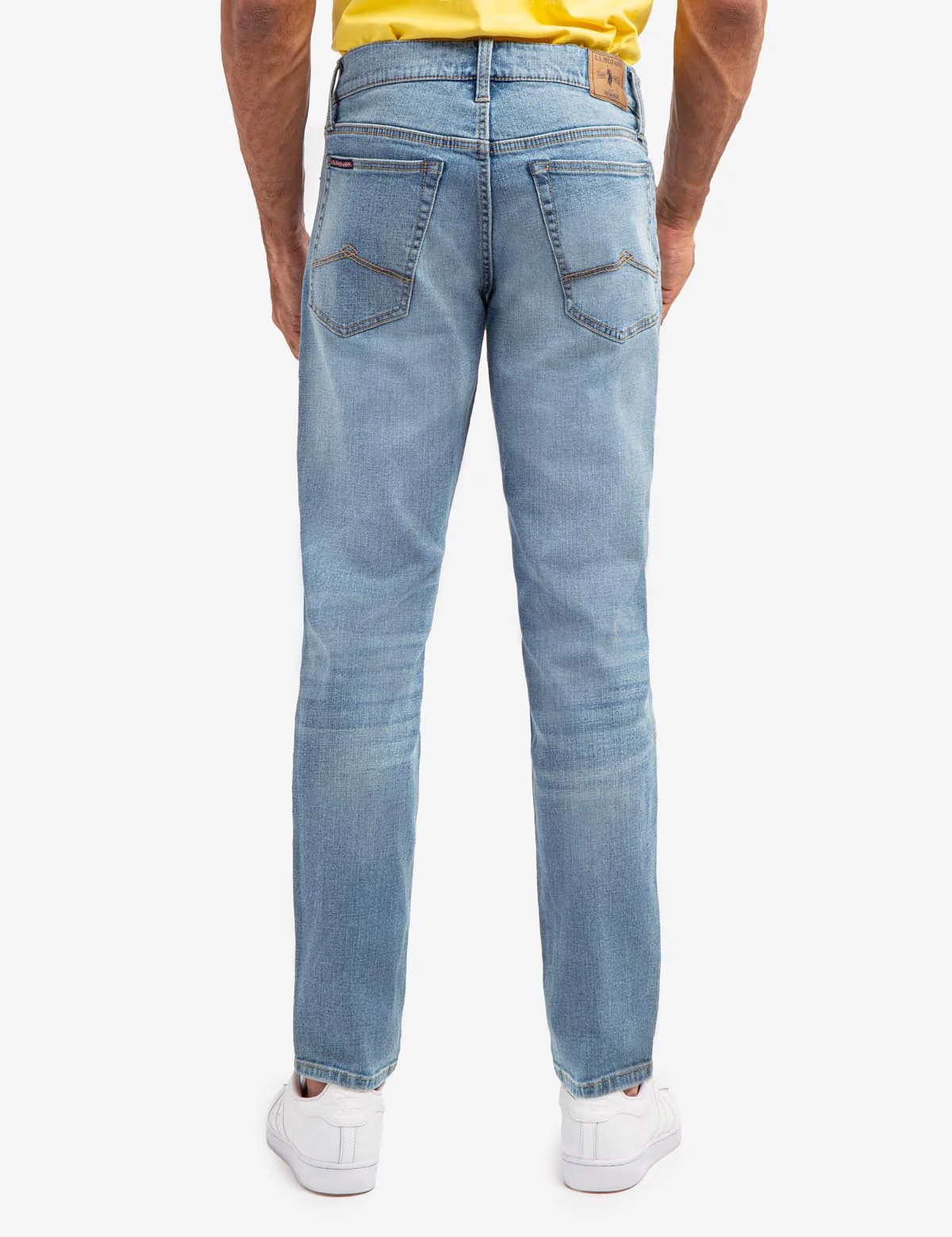 5 POCKET ATHLETIC FIT JEANS - Image 4