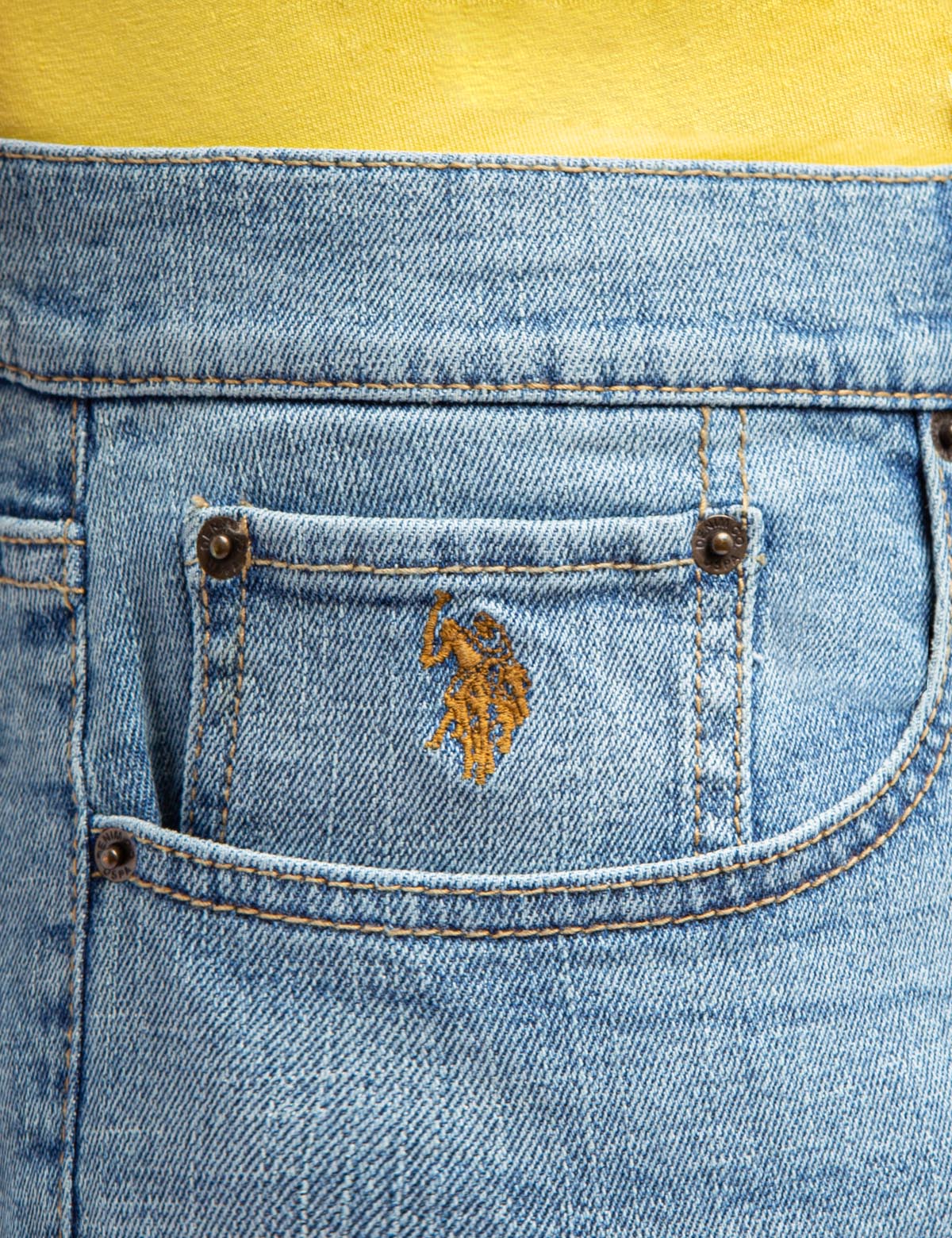 5 POCKET ATHLETIC FIT JEANS - Image 5