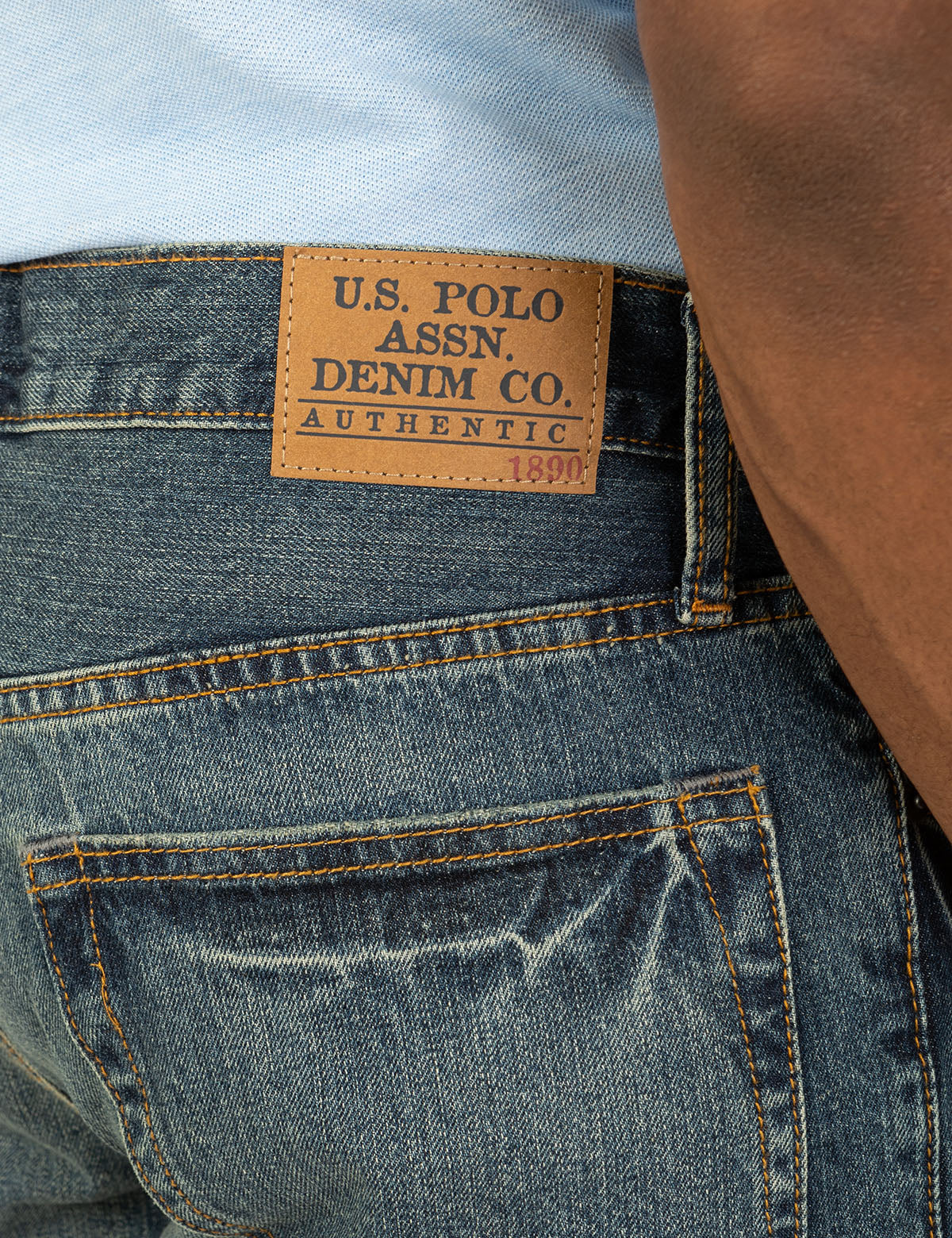 5 POCKET RIGID STRAIGHT FIT JEANS - Image 4