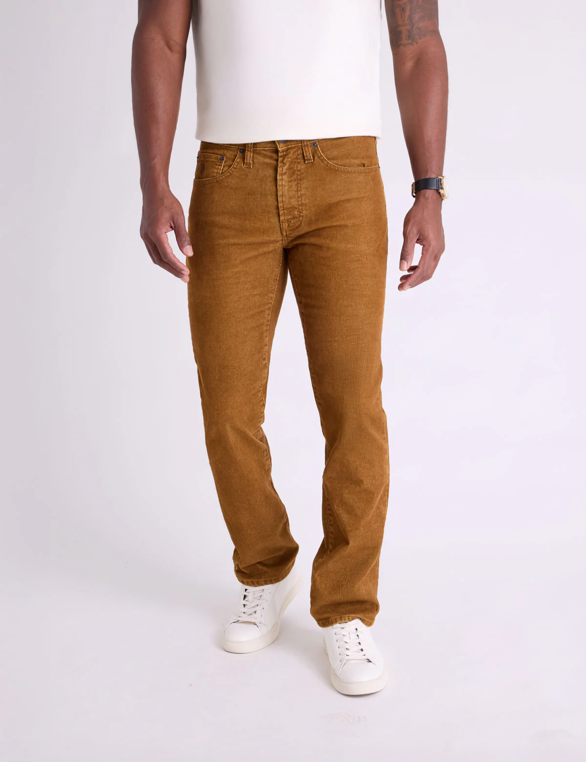 5 POCKET SLIM STRAIGHT CORDUROY PANTS