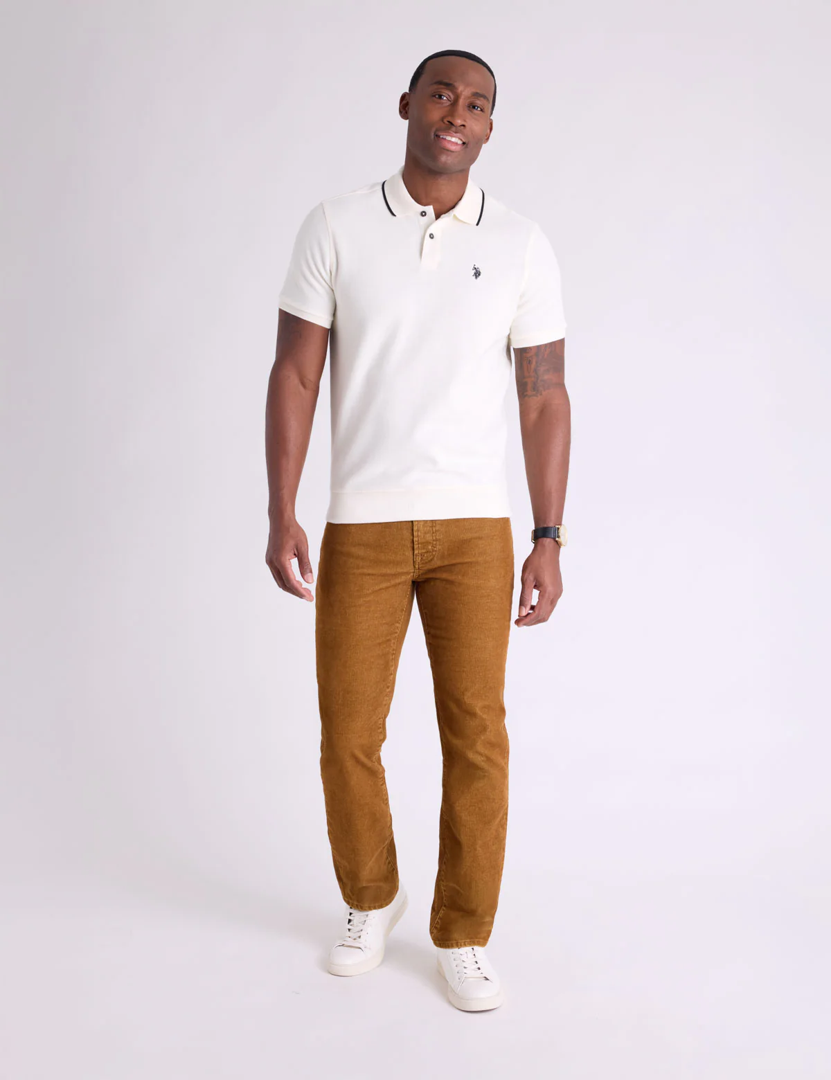 5 POCKET SLIM STRAIGHT CORDUROY PANTS - Image 2