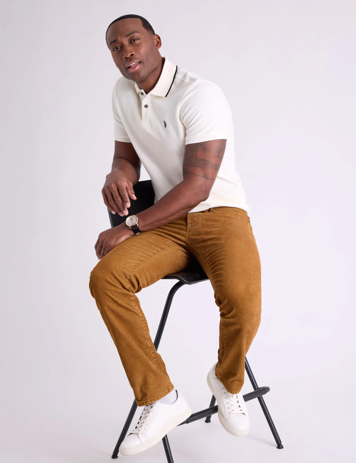 5 POCKET SLIM STRAIGHT CORDUROY PANTS - Image 3
