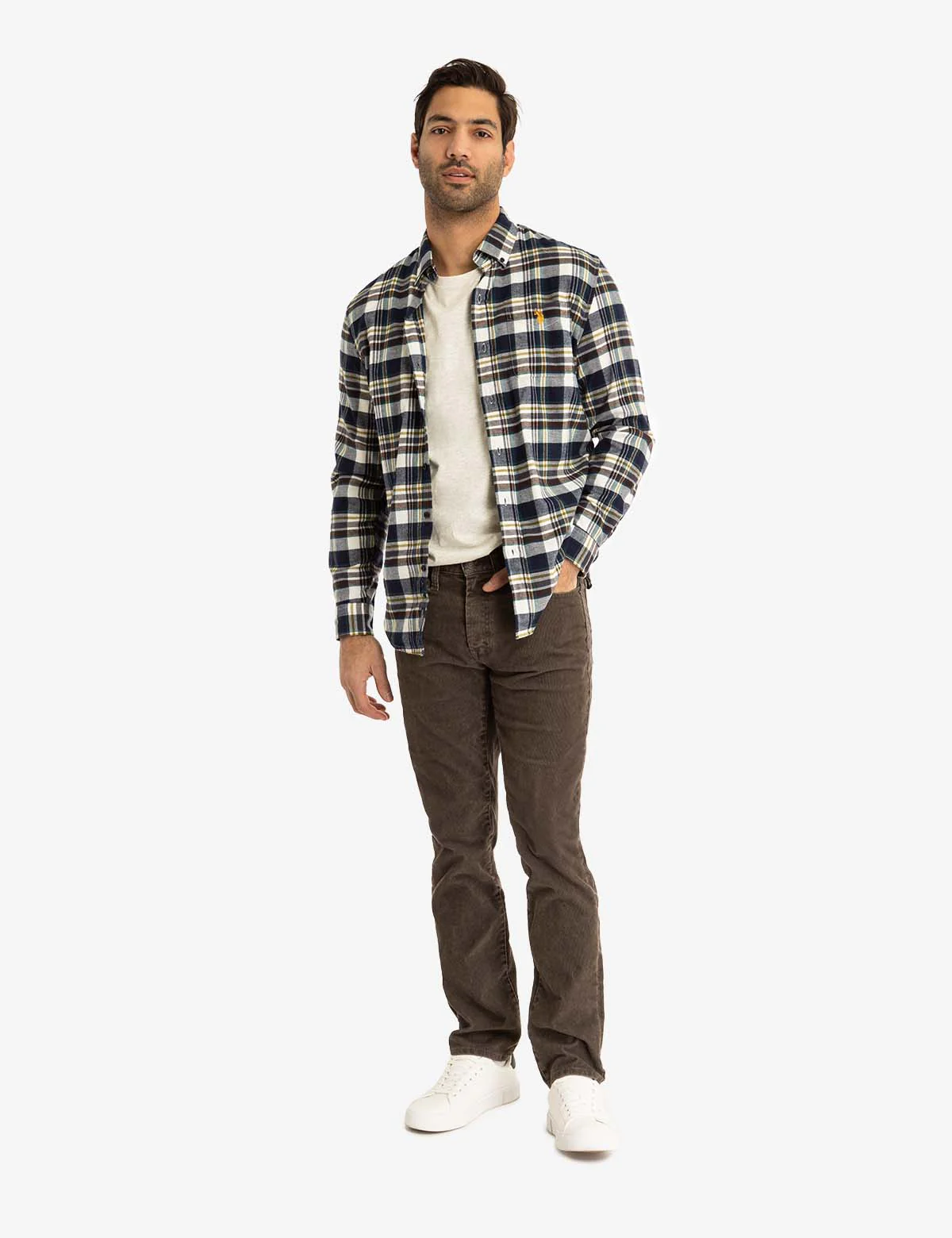 5 POCKET SLIM STRAIGHT CORDUROY PANTS - Image 7