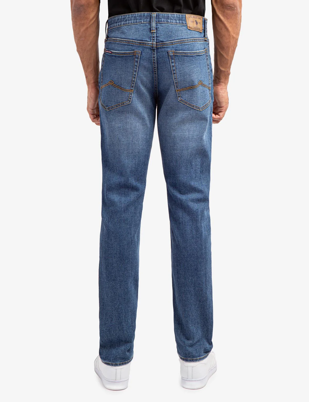 5 POCKET SLIM STRAIGHT FIT JEANS WITH SOFT ELASTIC - Image 4