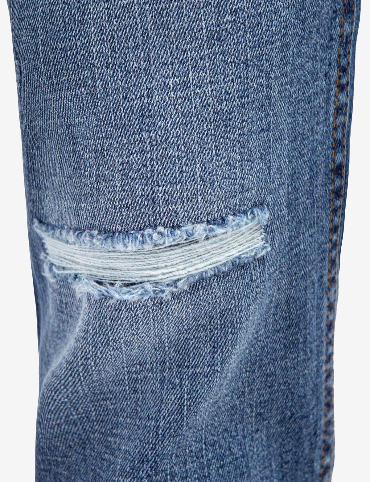 5 POCKET SLIM STRAIGHT FIT JEANS WITH SOFT ELASTIC - Image 5