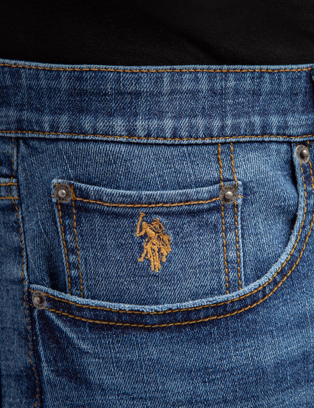 5 POCKET SLIM STRAIGHT FIT JEANS WITH SOFT ELASTIC - Image 6