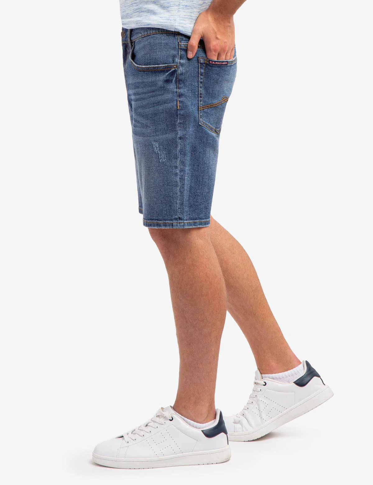 5 POCKET SLIM STRAIGHT SHORTS - Image 4