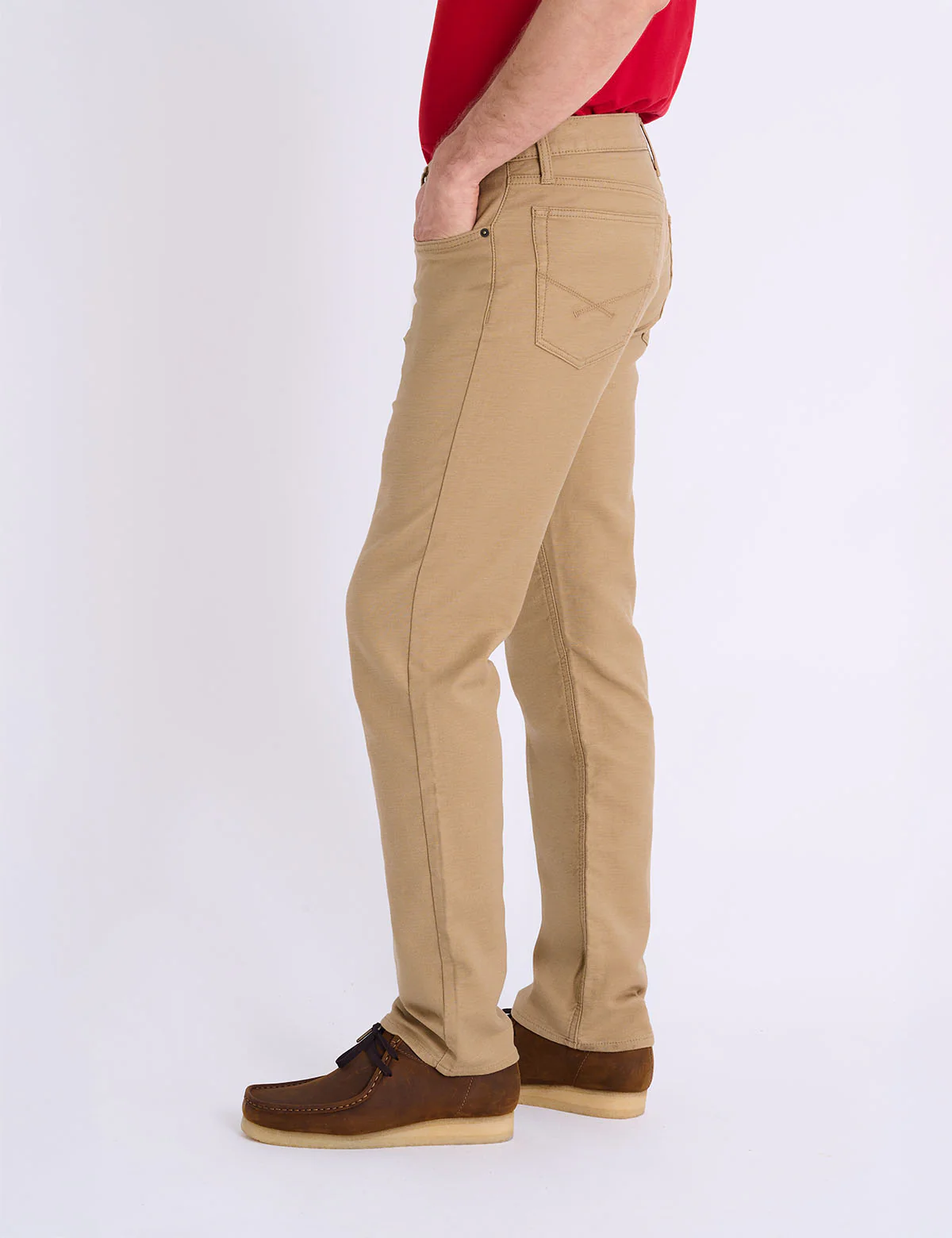 5 POCKET SLIM STRIAGHT SUPER SOFT TWILL PANTS - Image 3