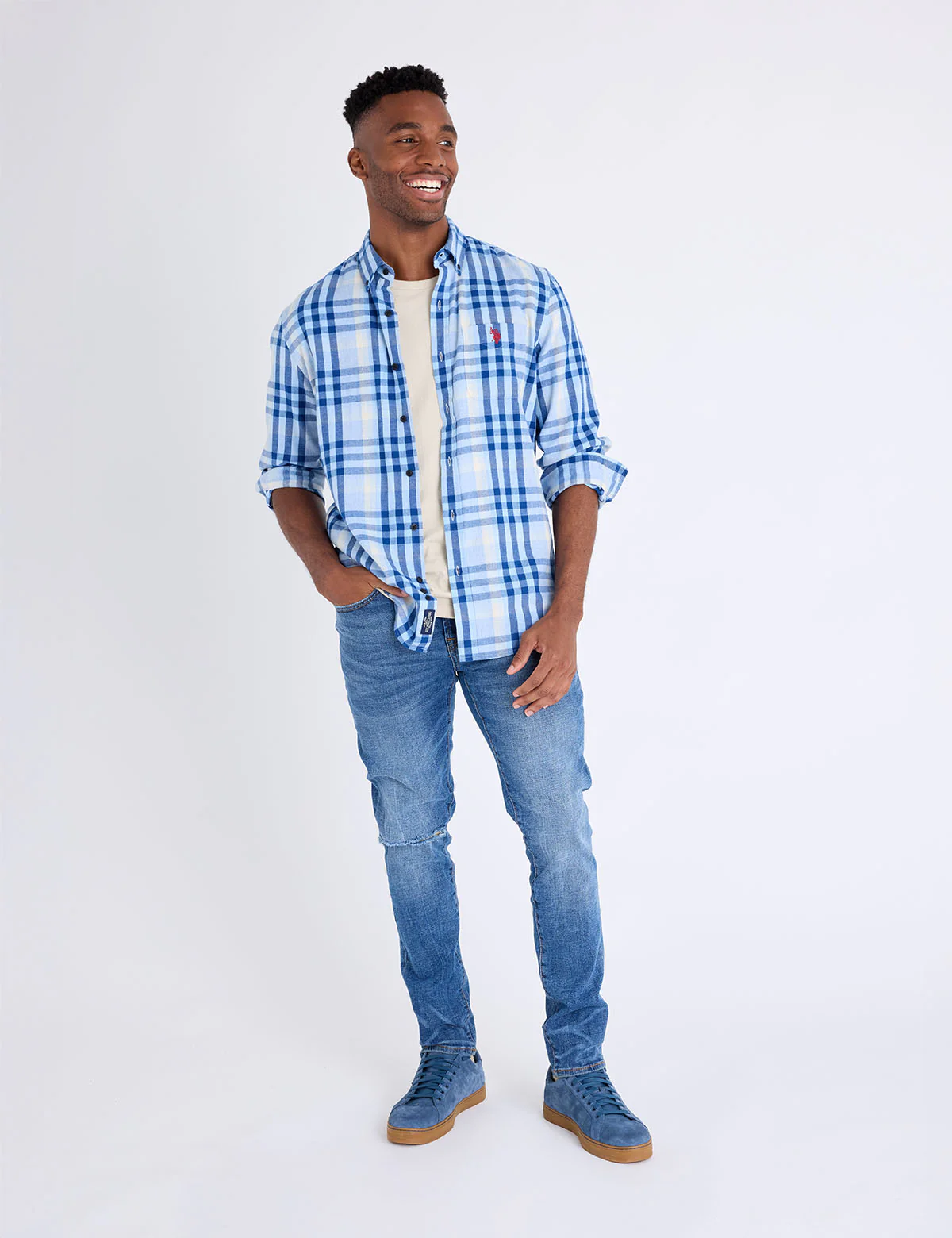 5 POCKET STRETCH SKINNY FIT JEANS - Image 3