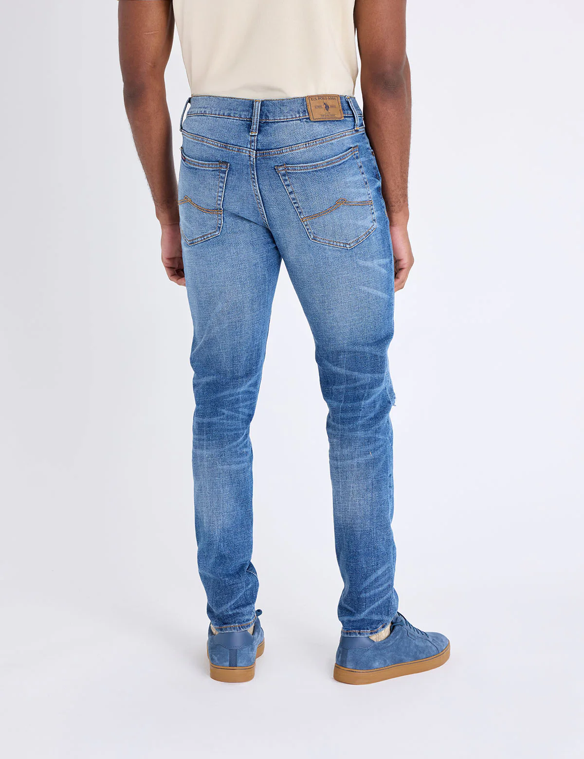 5 POCKET STRETCH SKINNY FIT JEANS - Image 7