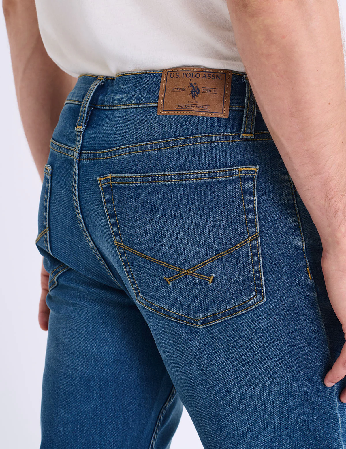 5 POCKET STRETCH SLIM STRAIGHT SUPER SOFT JEANS - Image 6