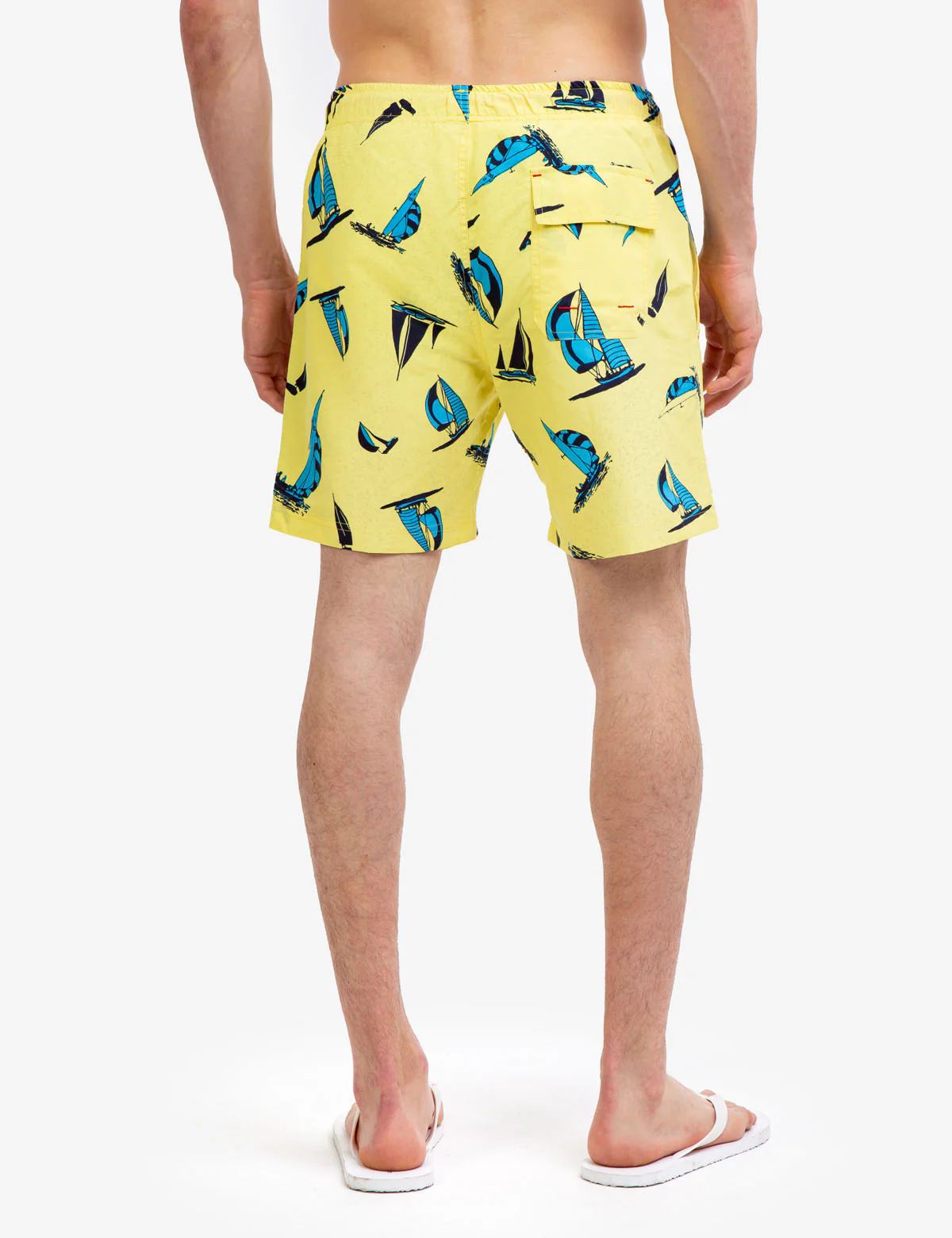 7" SAILBOAT PRINT SWIM TRUNKS - Image 10