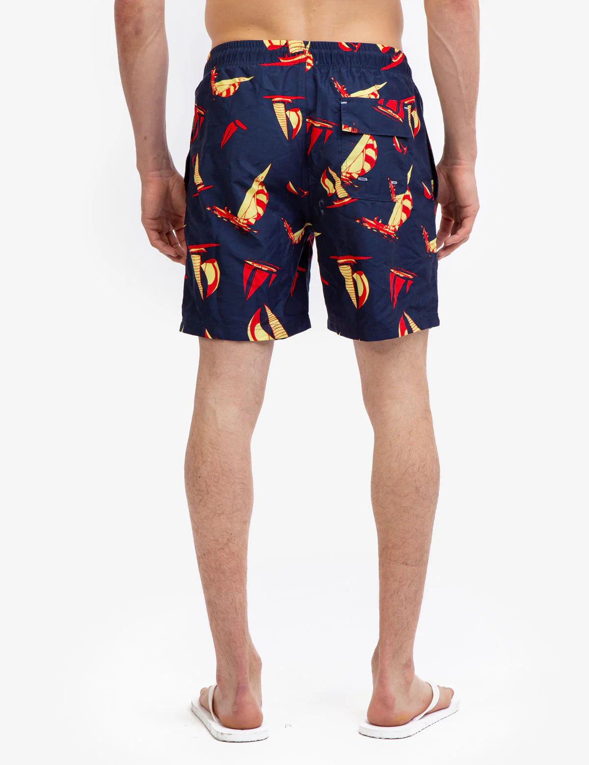 7" SAILBOAT PRINT SWIM TRUNKS - Image 5