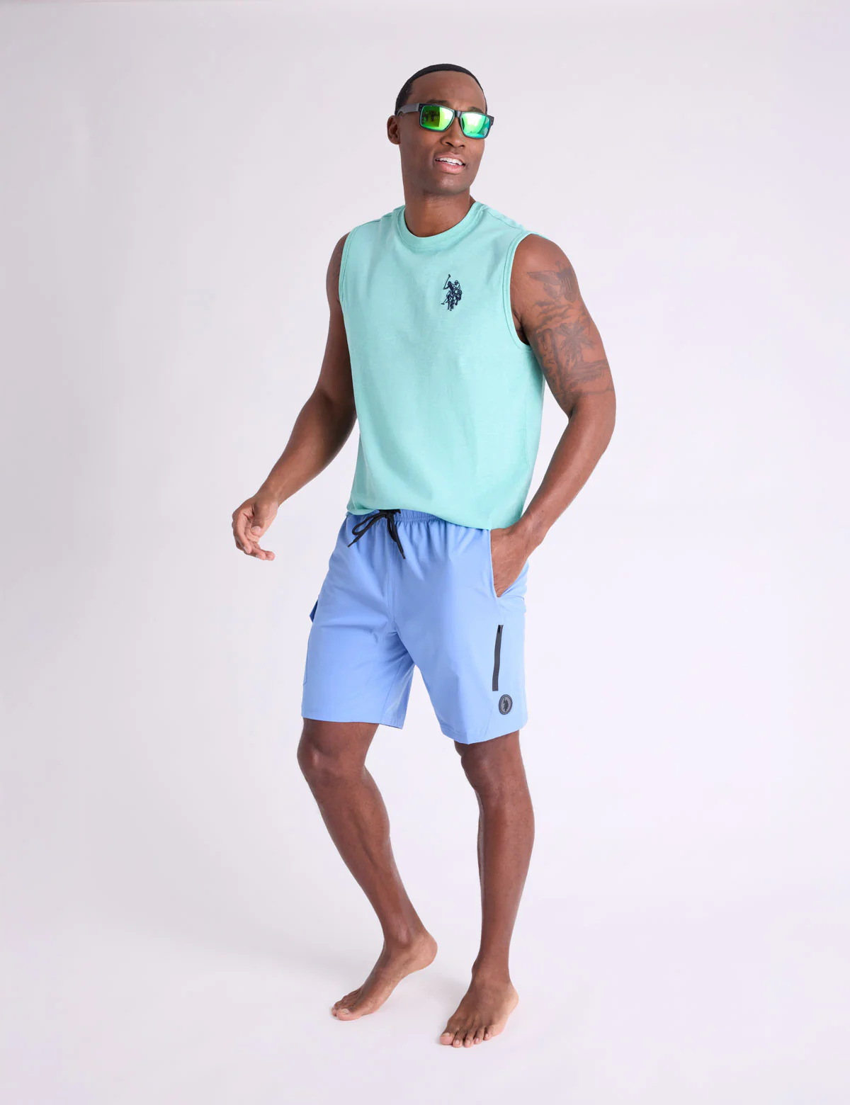 8.5" ZIP CARGO SWIM SHORTS - Image 2