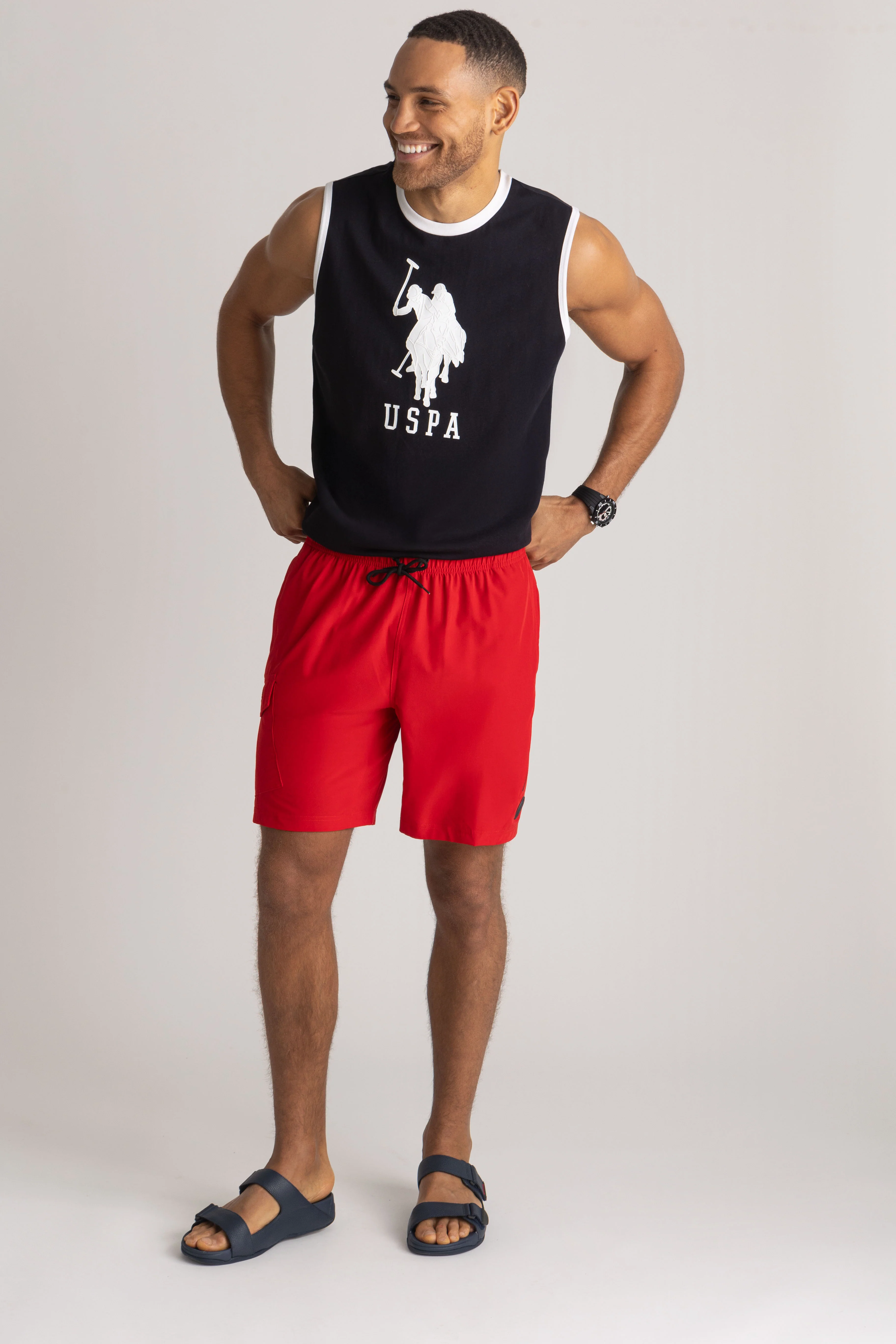 8.5" ZIP CARGO SWIM SHORTS - Image 2