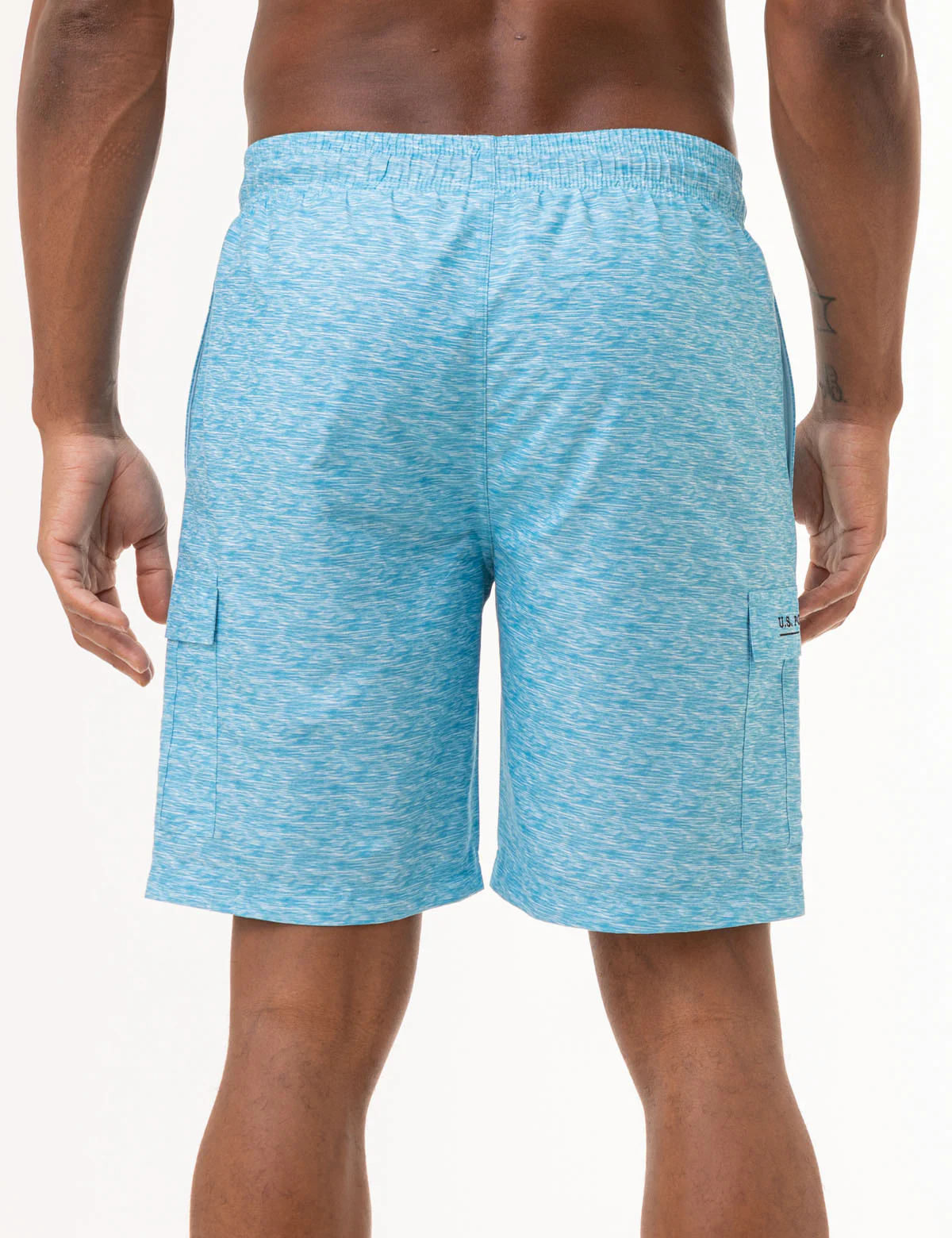 9 HEATHER CARGO SWIM TRUNKS - Image 4