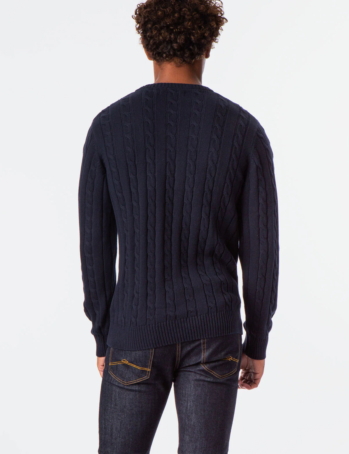 ALL OVER CABLE CREW NECK SWEATER - Image 12