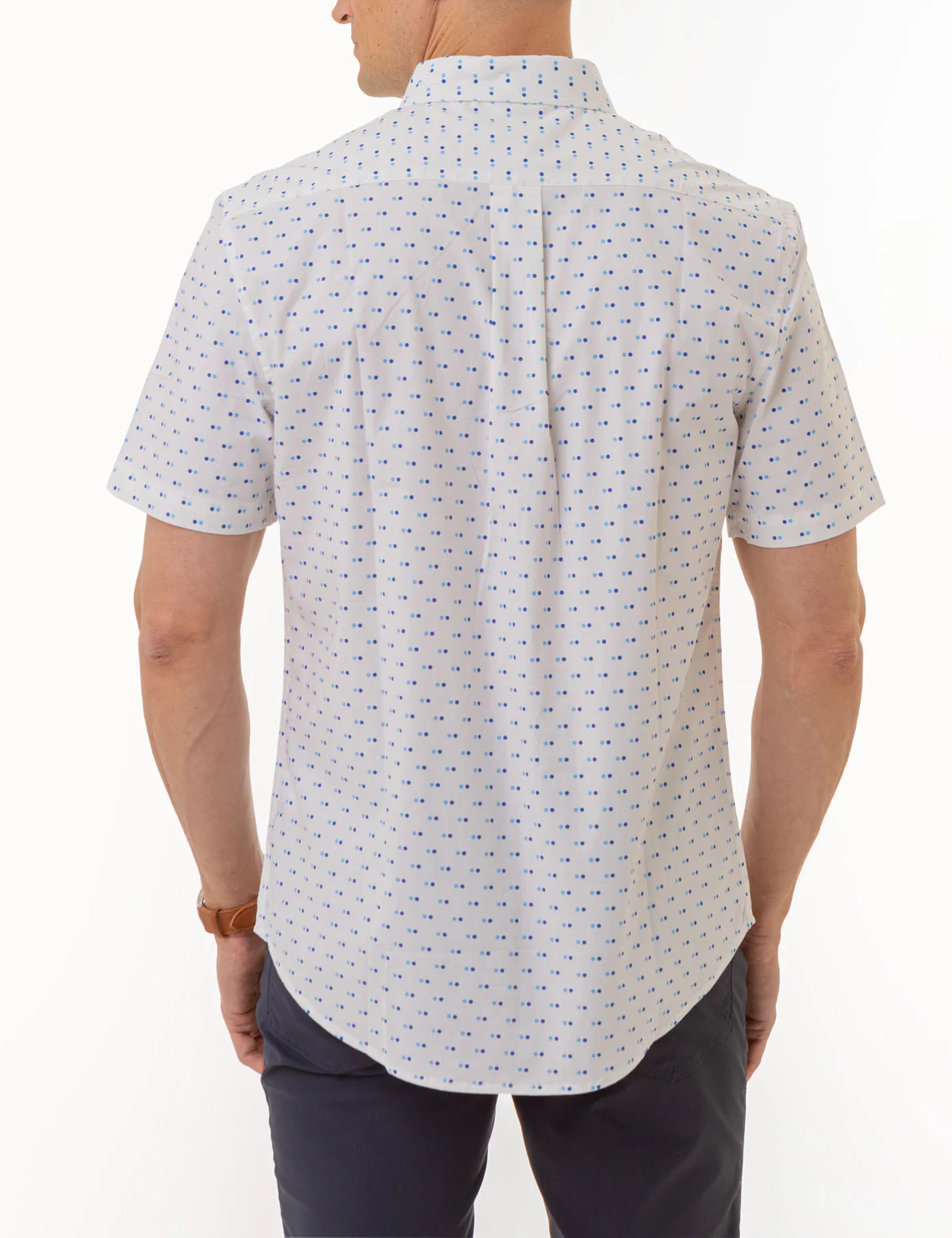 ALL OVER DOUBLE DOT PRINT SHORT SLEEVE SHIRT - Image 5