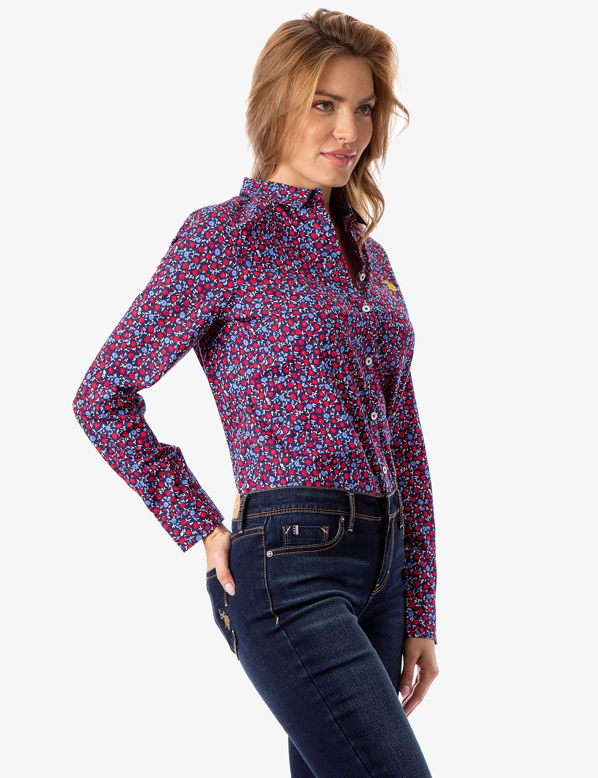 ALL OVER FLORAL PRINT POPLIN SHIRT - Image 3