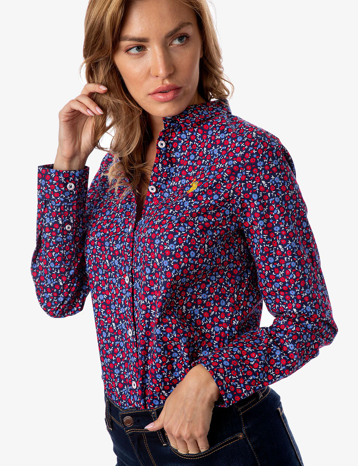 ALL OVER FLORAL PRINT POPLIN SHIRT - Image 5