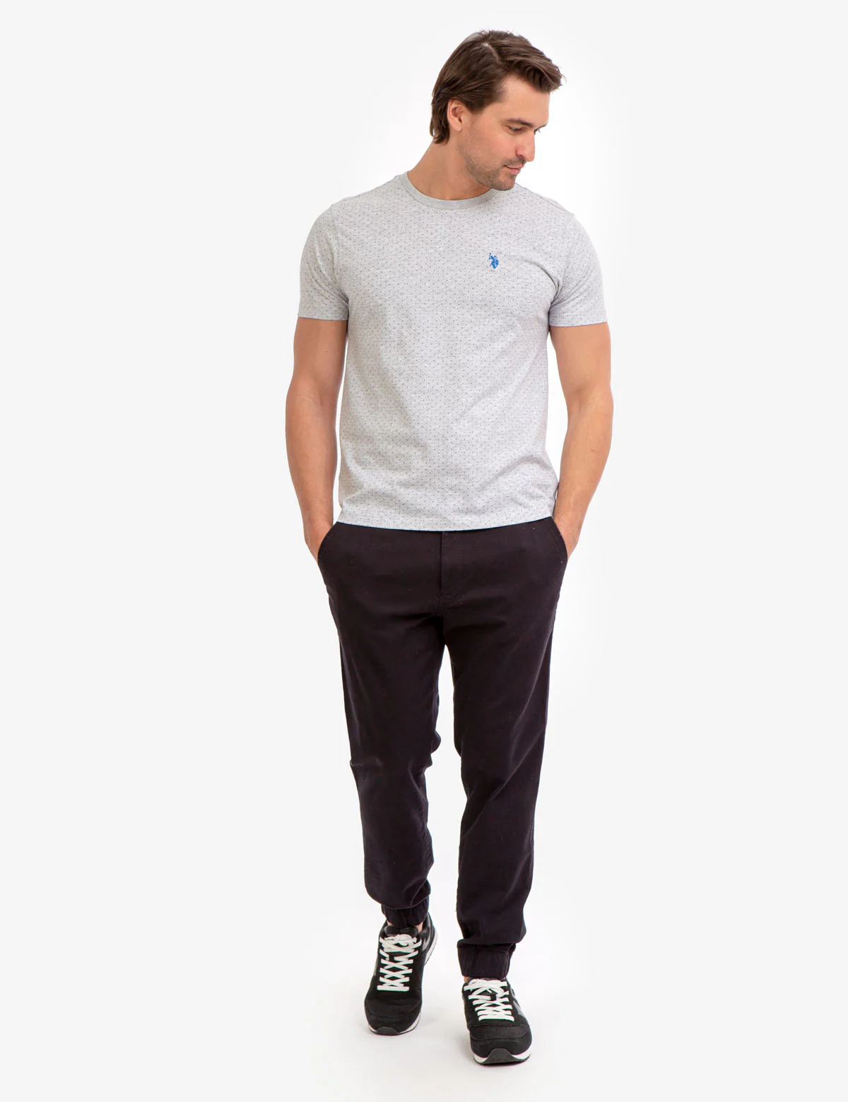 ALL OVER POLKA DOT PRINT T-SHIRT - Image 3