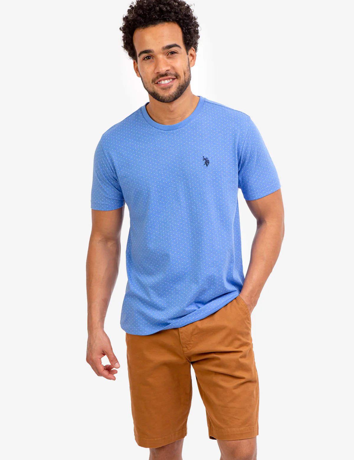 ALL OVER POLKA DOT PRINT T-SHIRT - Image 6