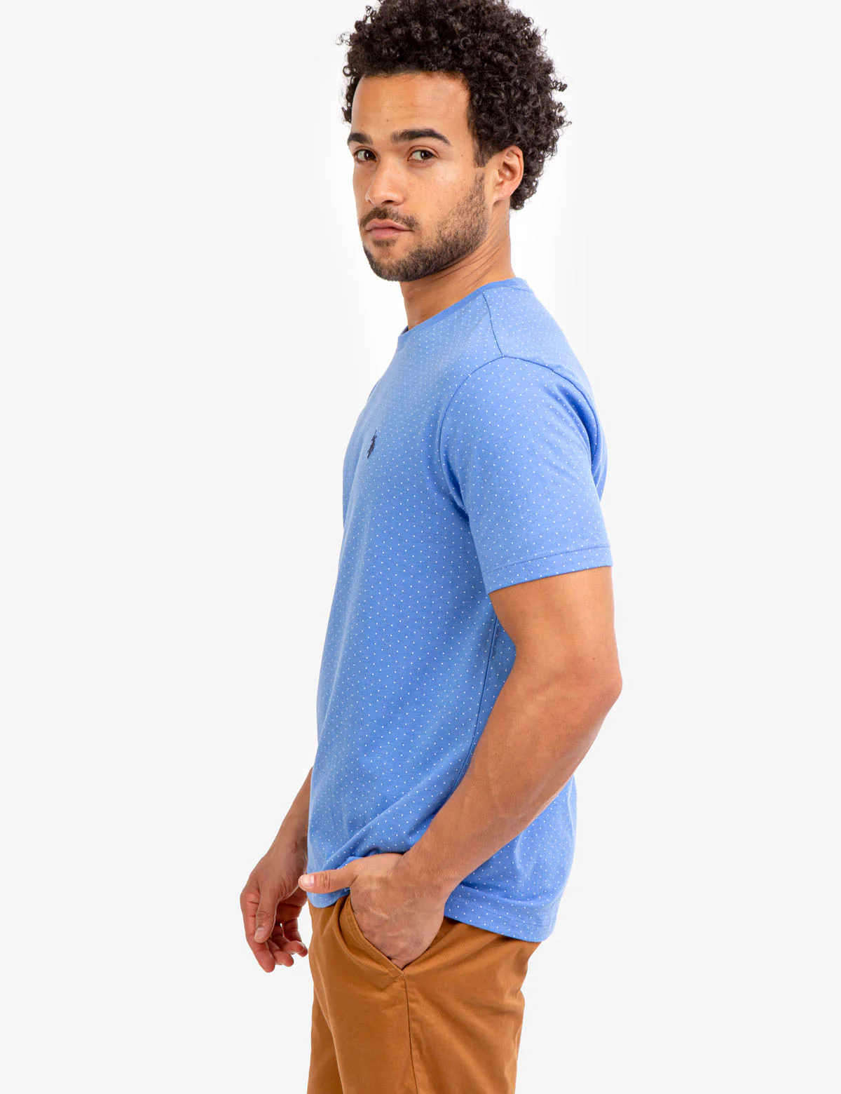 ALL OVER POLKA DOT PRINT T-SHIRT - Image 9