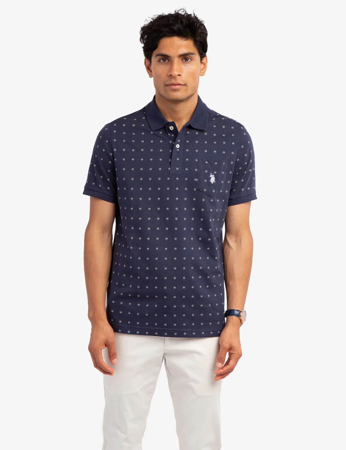 ALL OVER PRINTED PIQUE POLO SHIRT - Image 6
